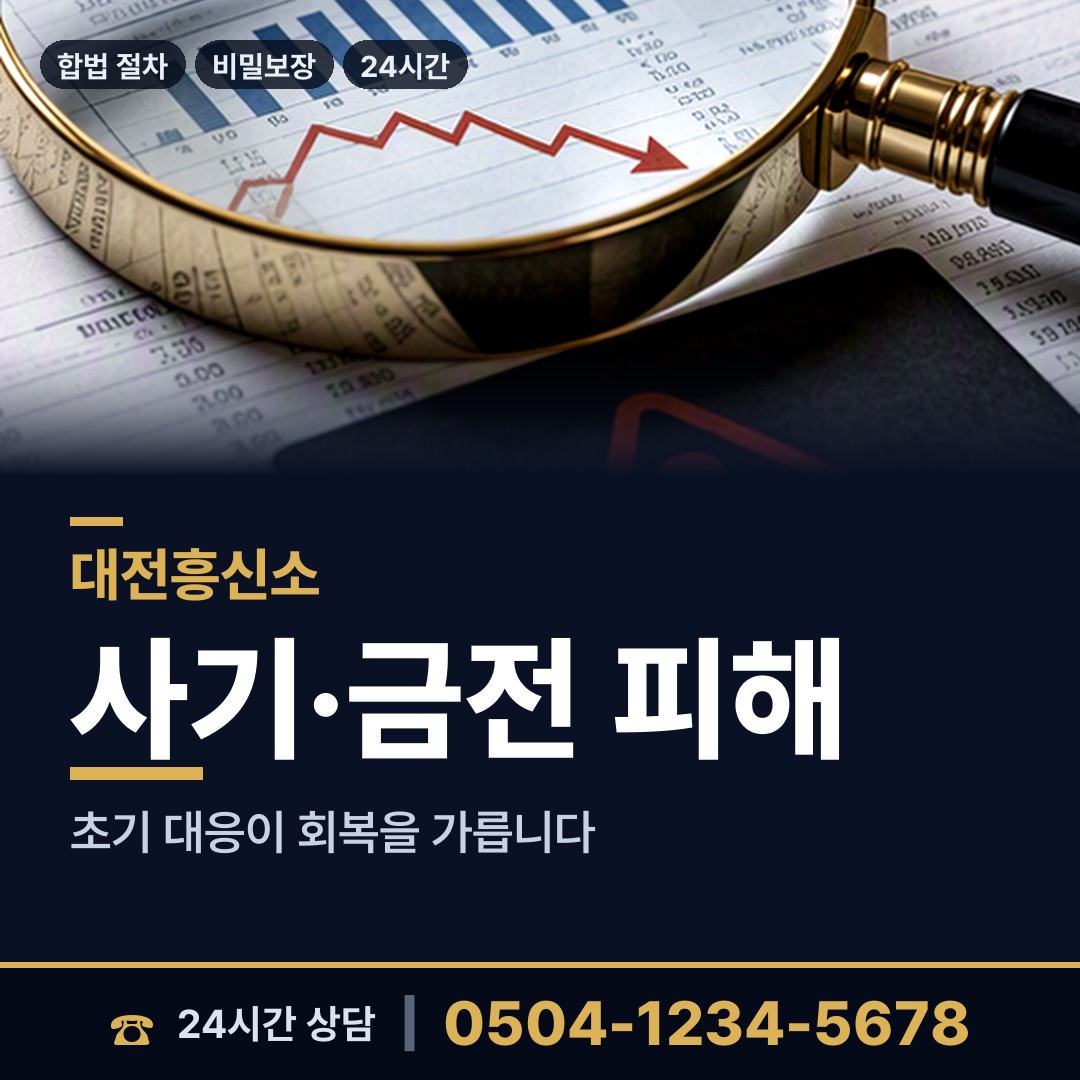 대전 둔산3동 신용조사 상담 안내
